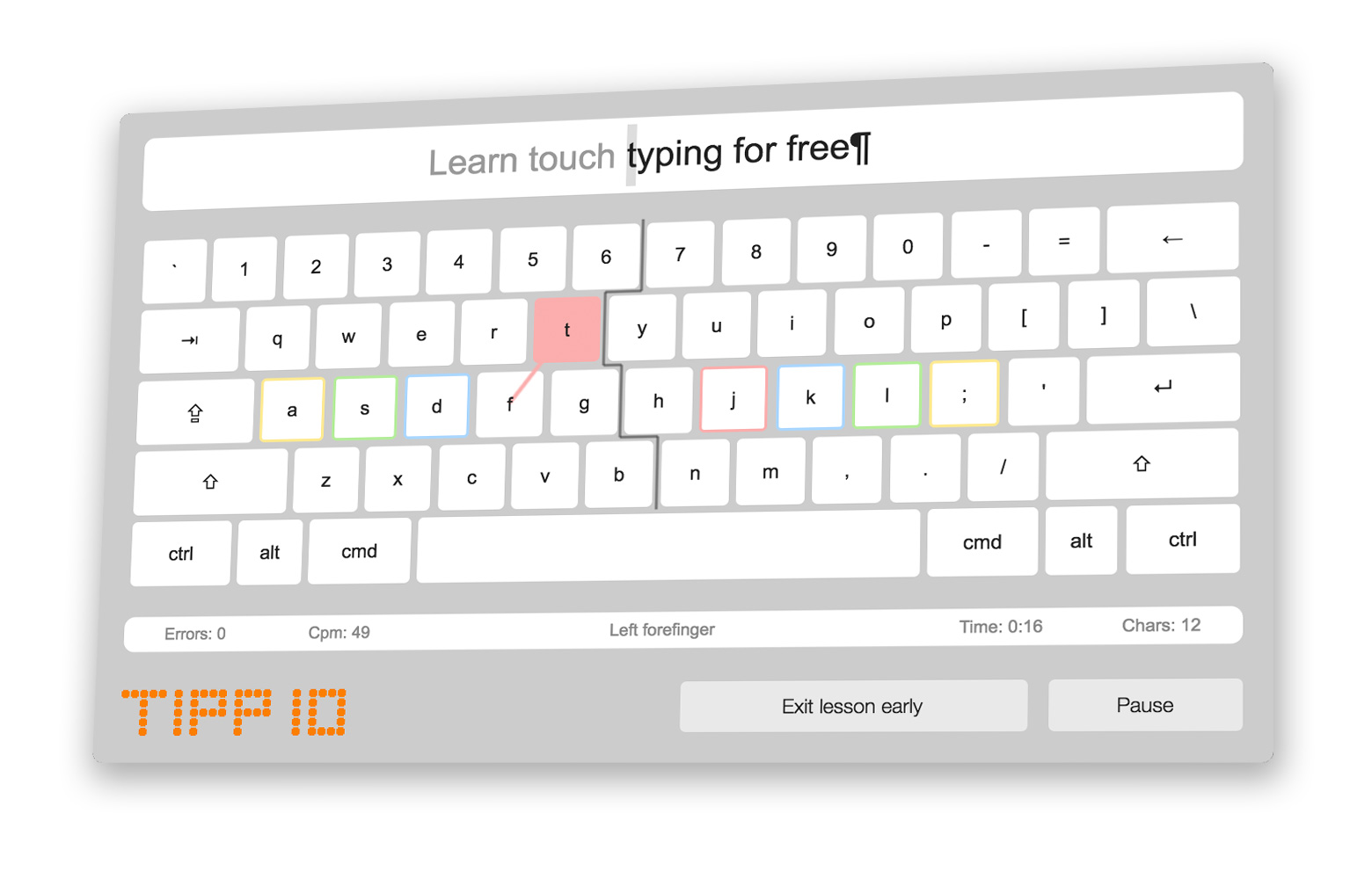 19 free typing lessons for French AZERTY keyboard — Ratatype